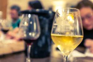 Verre de vin blanc